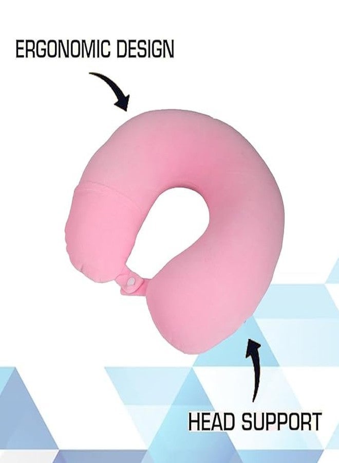 BREDA Versatile Travel Neck Pillow, Travel Essential Neck Support & Comfort for Flights, Cars | Neck Pain Relief & Sleeping Car Cushions Comfort Travel Accessories, Air Pillow, Neck Rest - Image 2